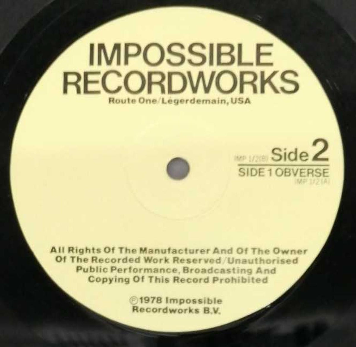 THE IMPOSSIBLE RECORDWORKS Western Music THE ROLLING STONES / LACERATED