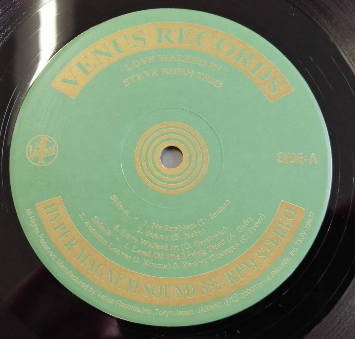 Venus Records Co., Ltd. LP Record: Stealthy Love