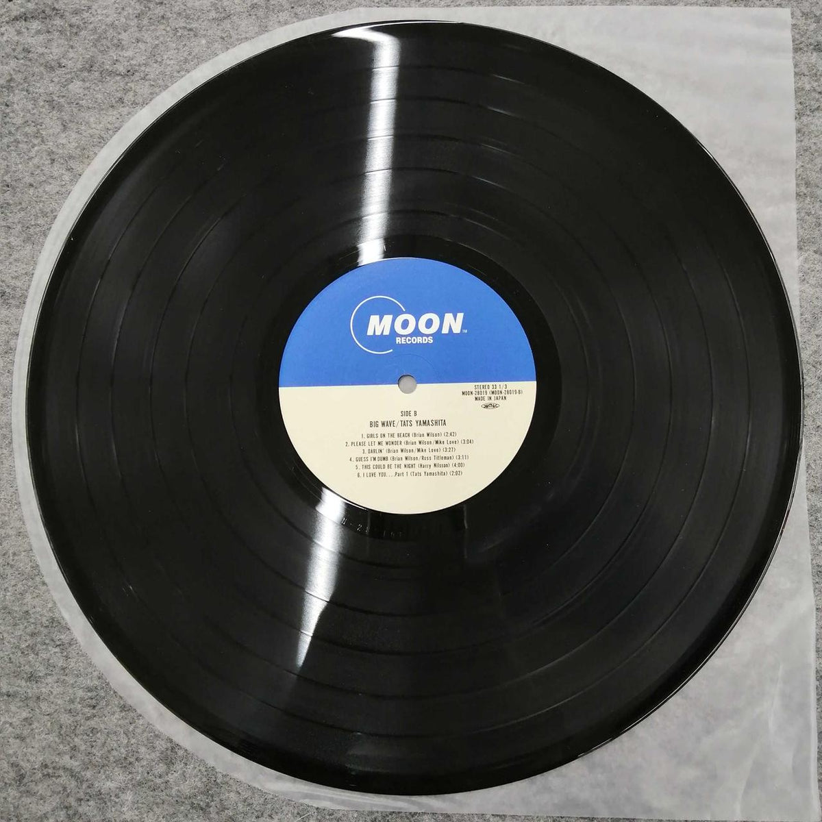 MOON RECORDS Tatsuro Yamashita BIG WAVE