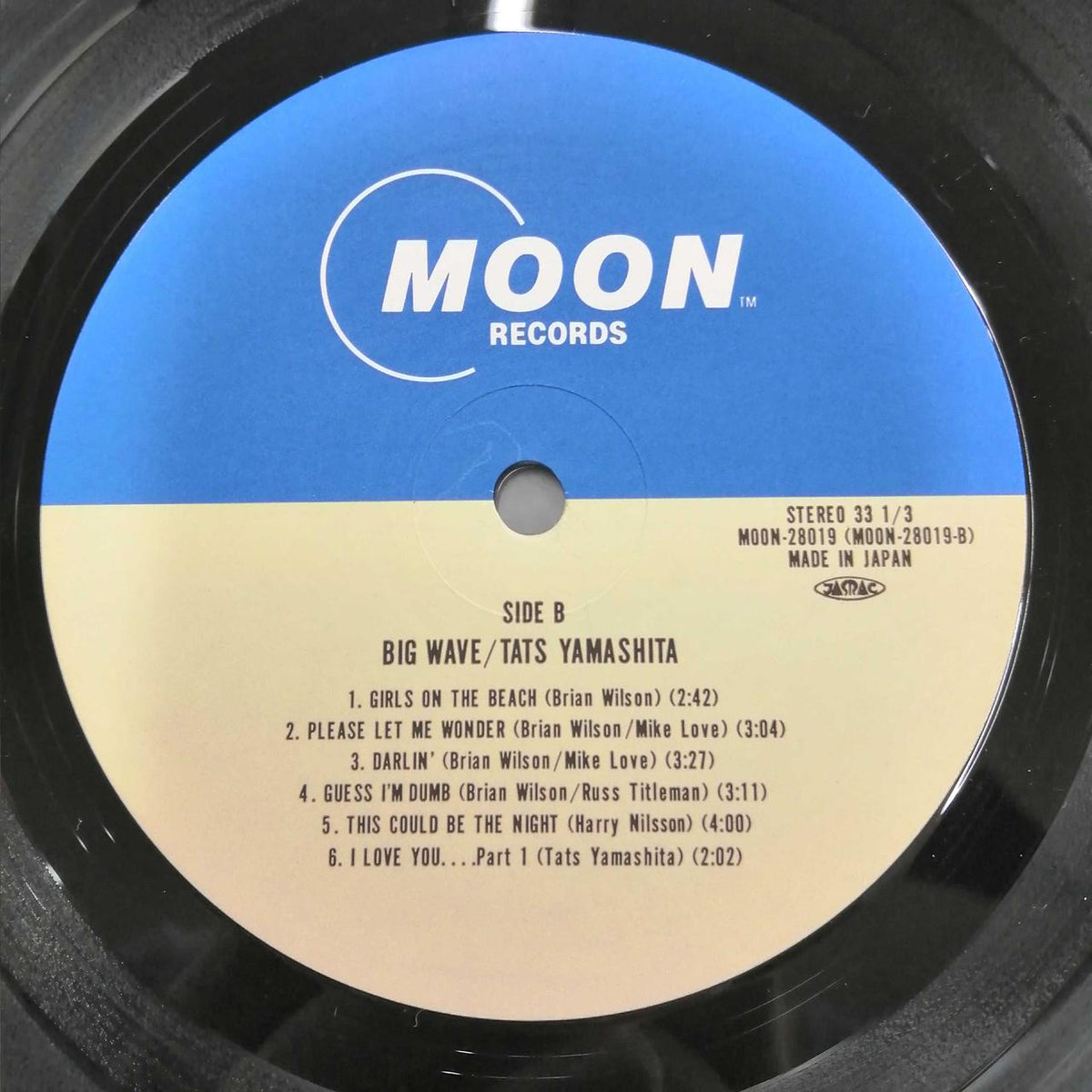 MOON RECORDS Tatsuro Yamashita BIG WAVE