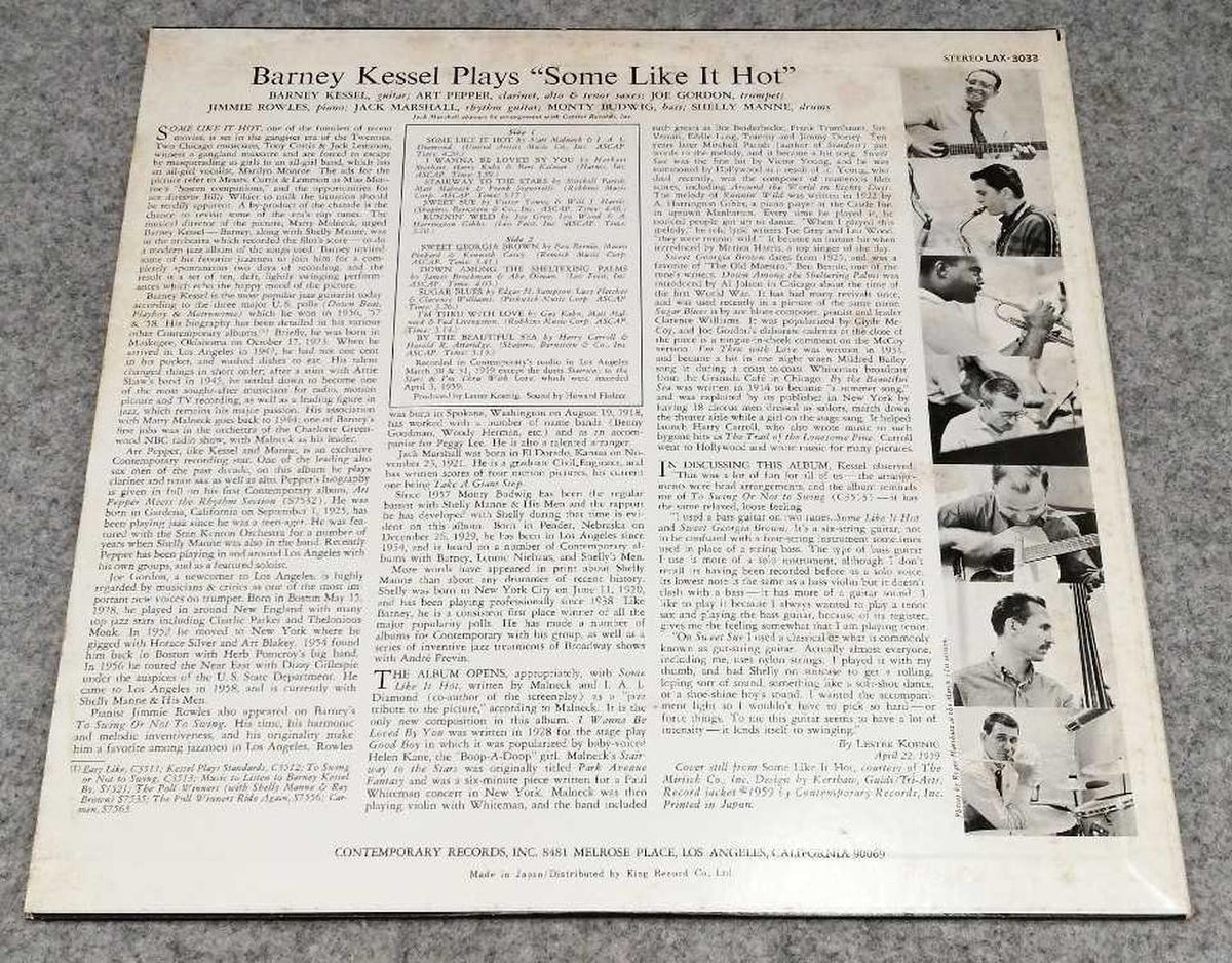 KING RECORD JAZZ/FUSION SOME LIKE IT HOT
