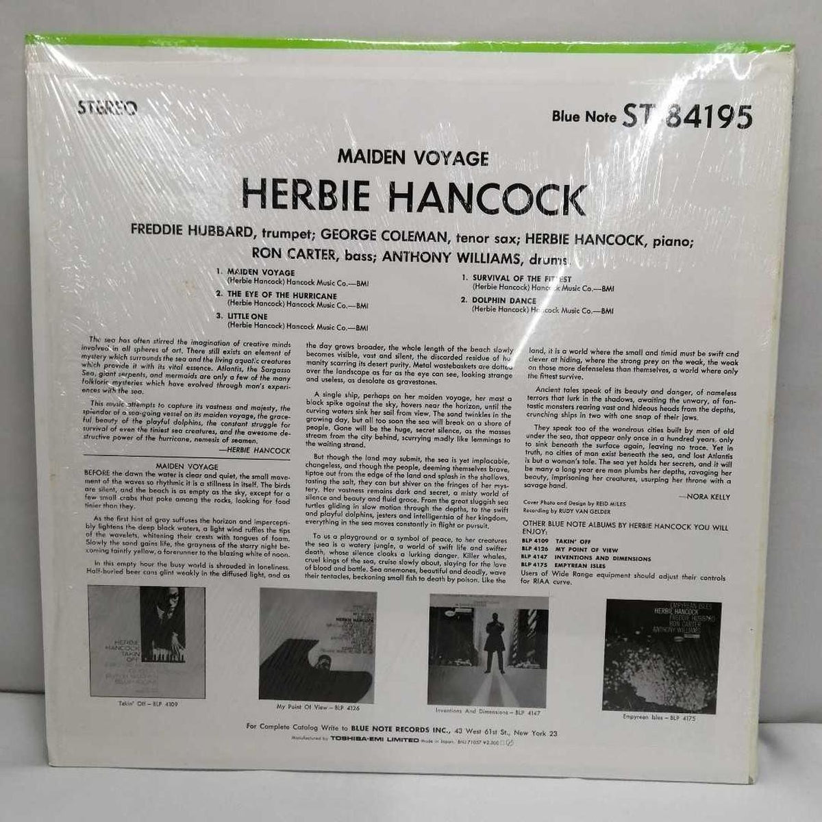 Blue Note Herbie Hancock / Maiden Voyage BNJ 71057