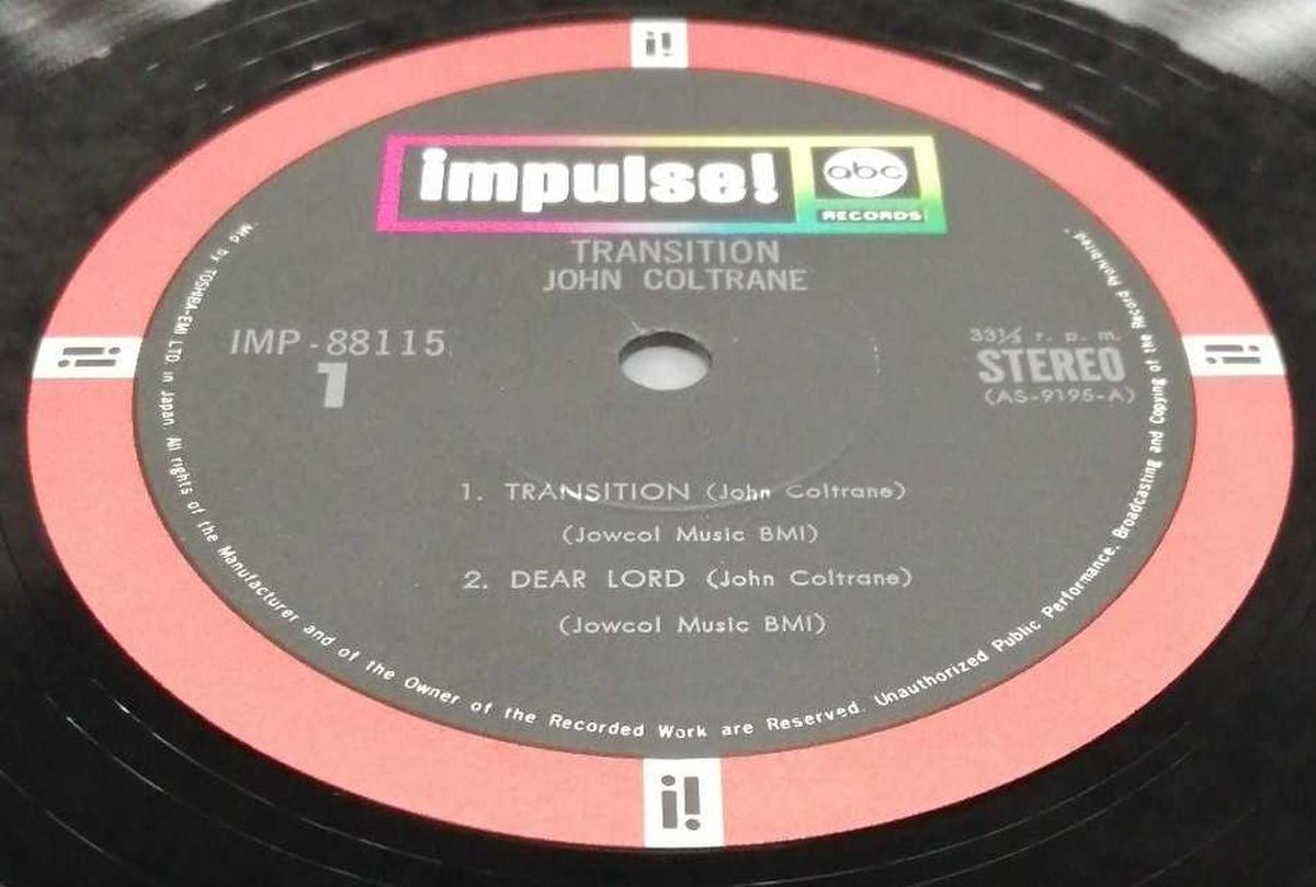 Toshiba EMI JAZZ/FUSION TRANSITION/JHON COLTRANE