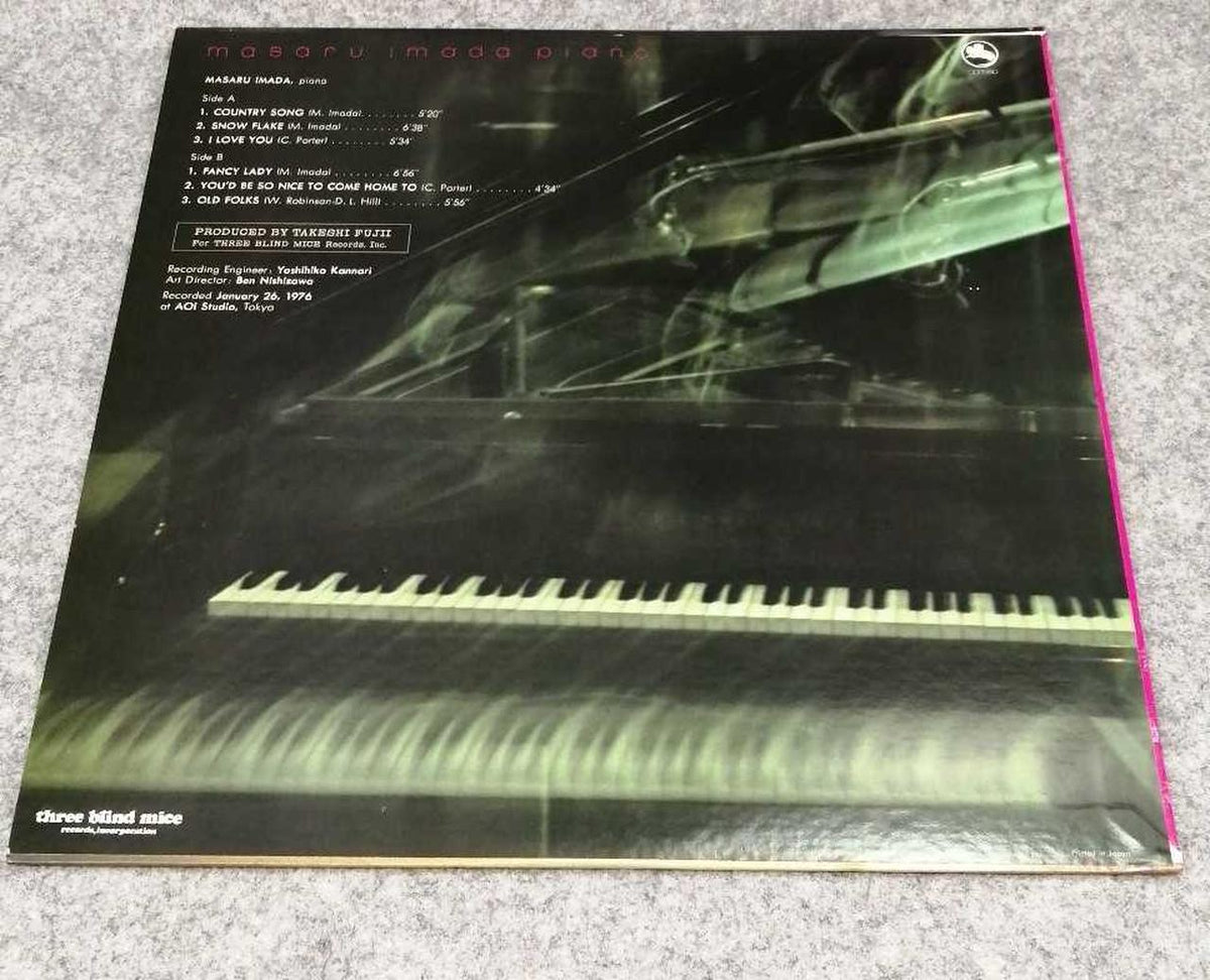 THREE BLIND MICE JAZZ/FUSION MASARU IMADA PIANO