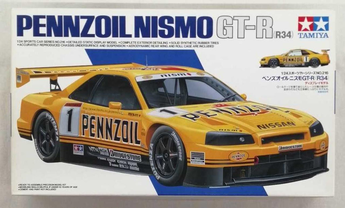 TAMIYA 1/24 Sports Car Series Pen's Oil Nismo GT-R - Banzai Thrifting | BanzaiHobby