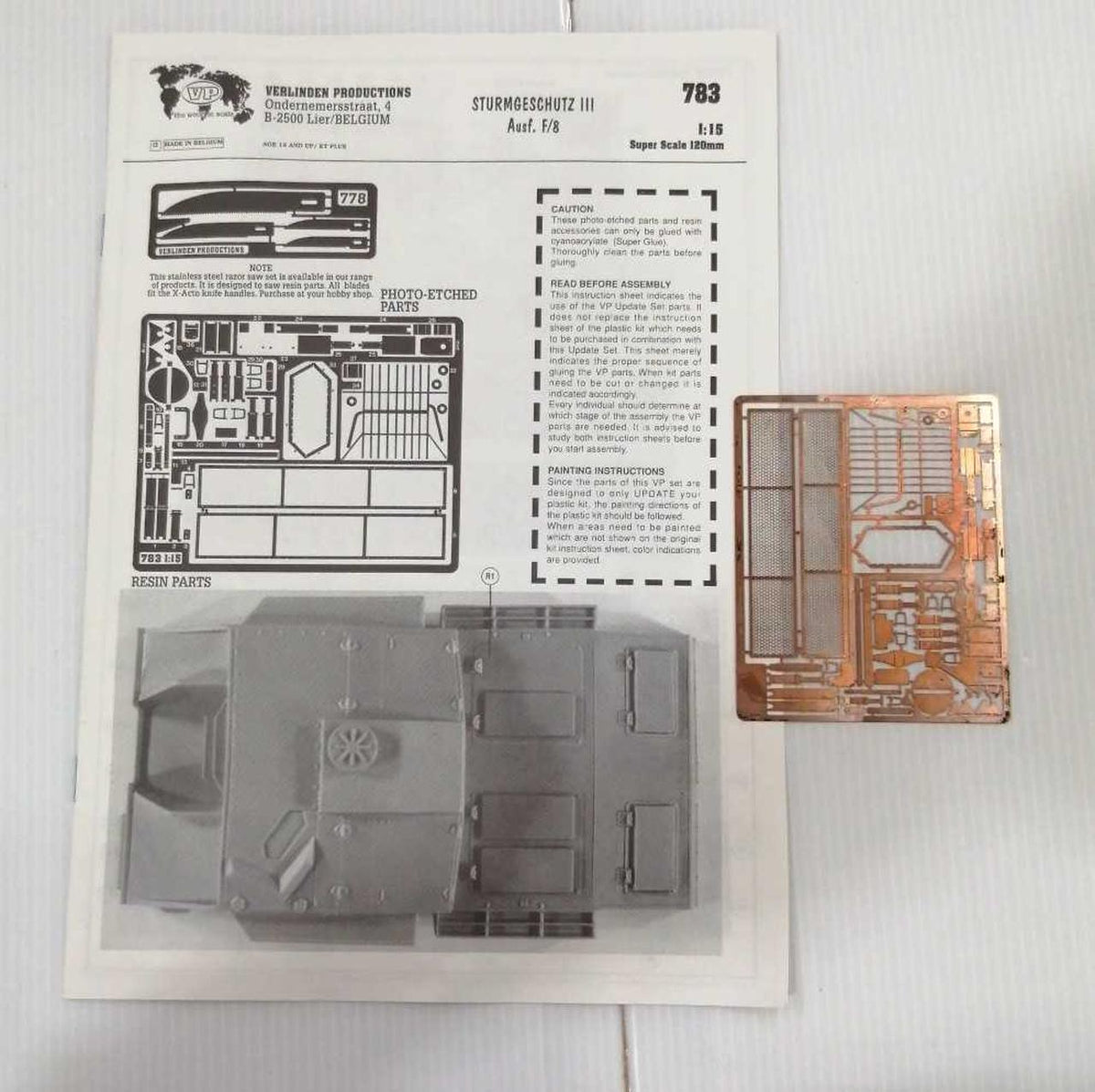 Burlinden Productions 1/15 STURMGESCHUTZ 3 III Assault Gun - Banzai Thrifting | BanzaiHobby