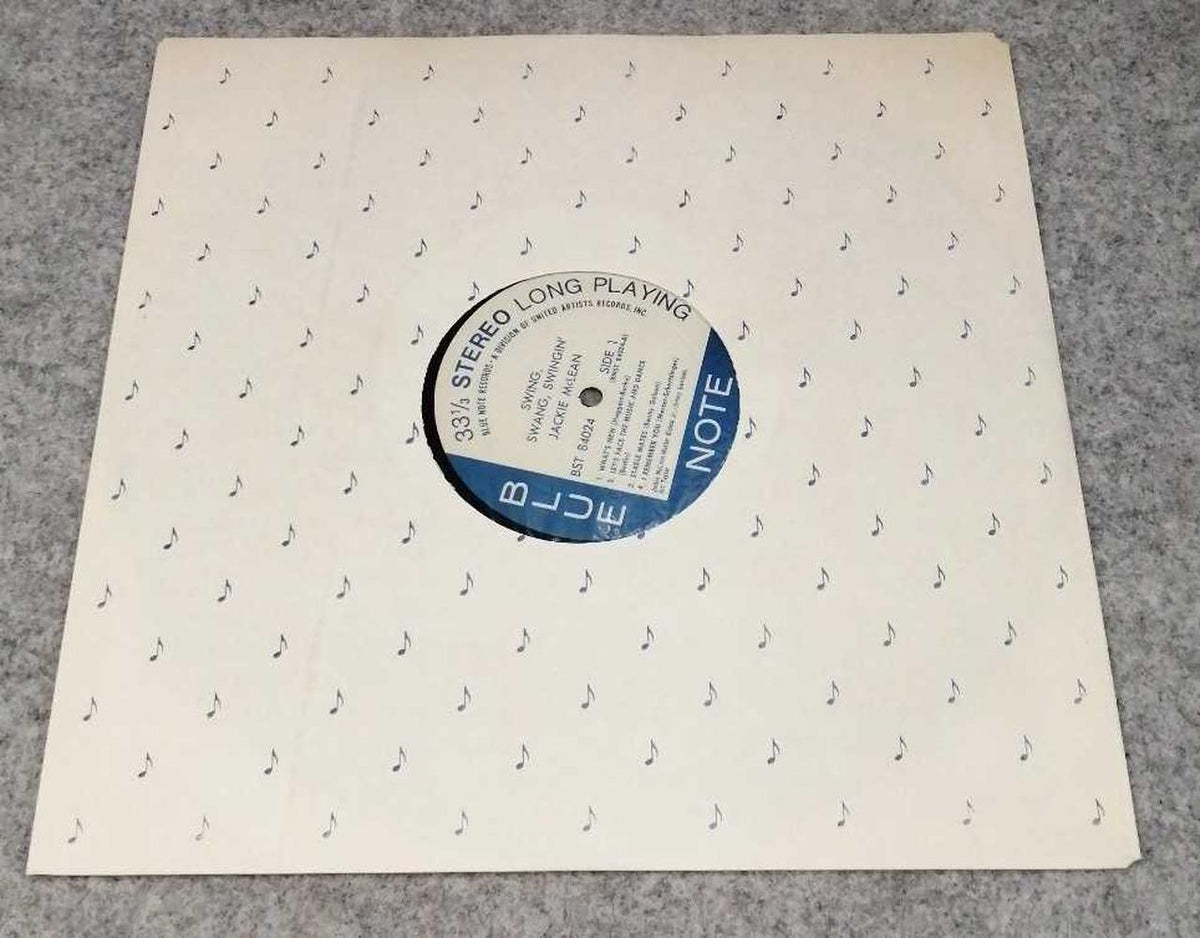 BLUE NOTE RECORDS JAZZ/FUSION Swinging / Jackie McLean