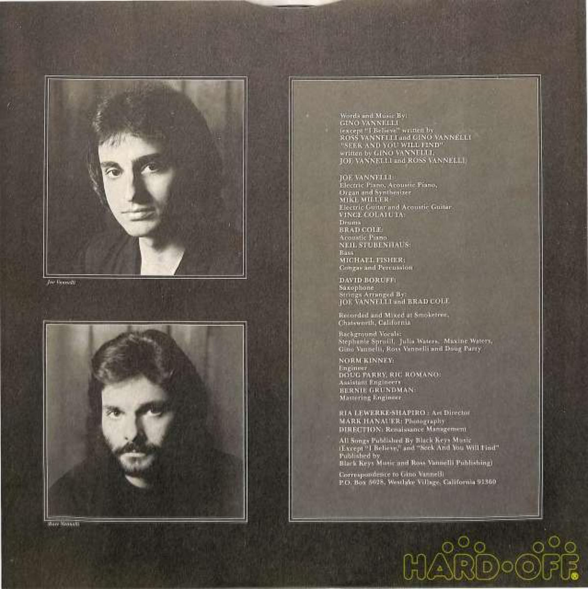 Nippon Phonogram (Arista) Gino Banelli 'Nightwalker' 25RS-116