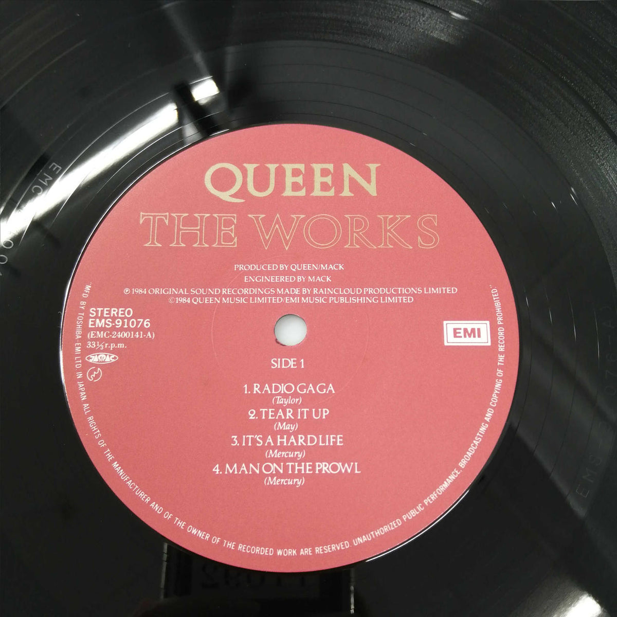 EMI 【EX】 QUEEN/THE WORKS EMS-91076