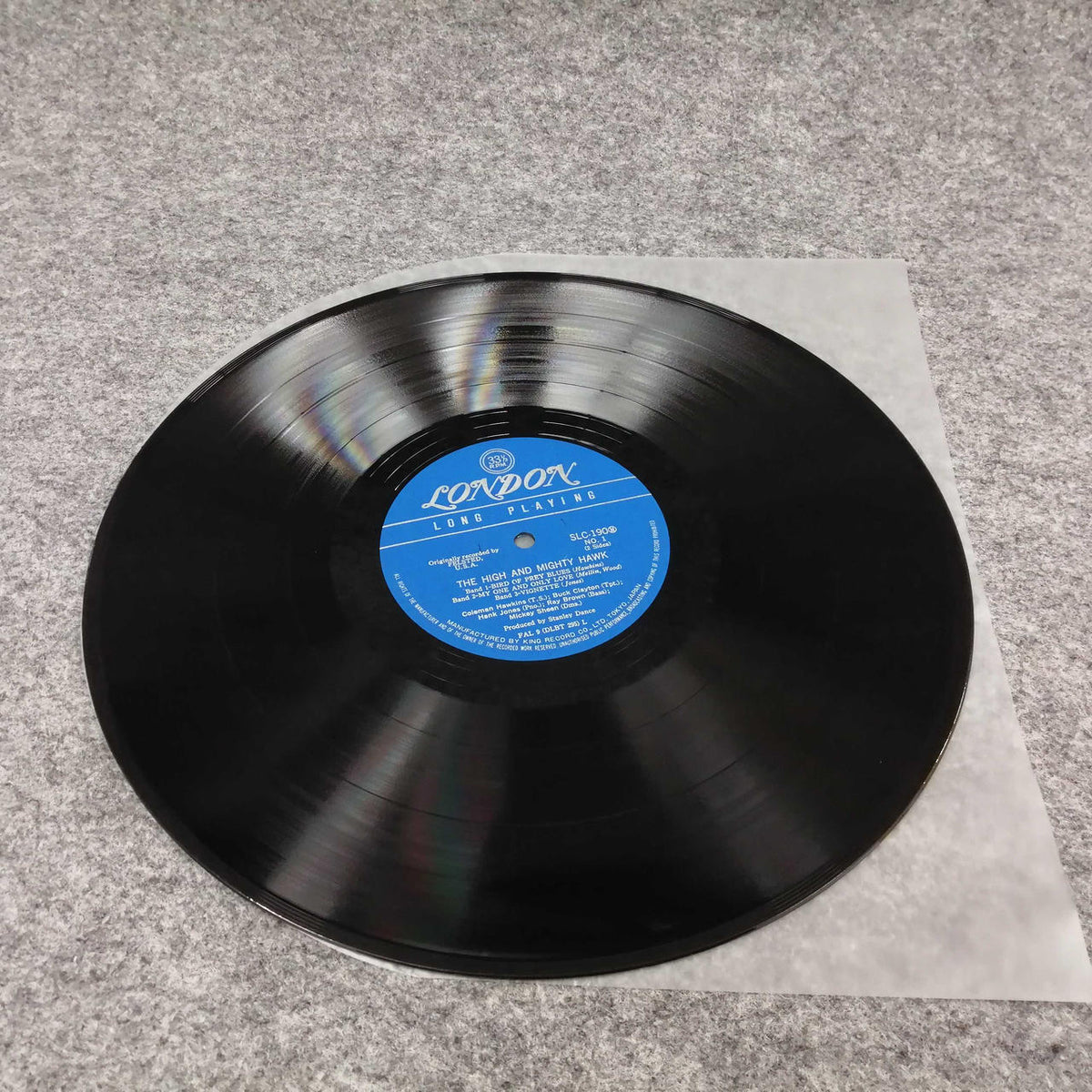 King Records LP THE HIGH AND MIGHTY HAWK / Cole