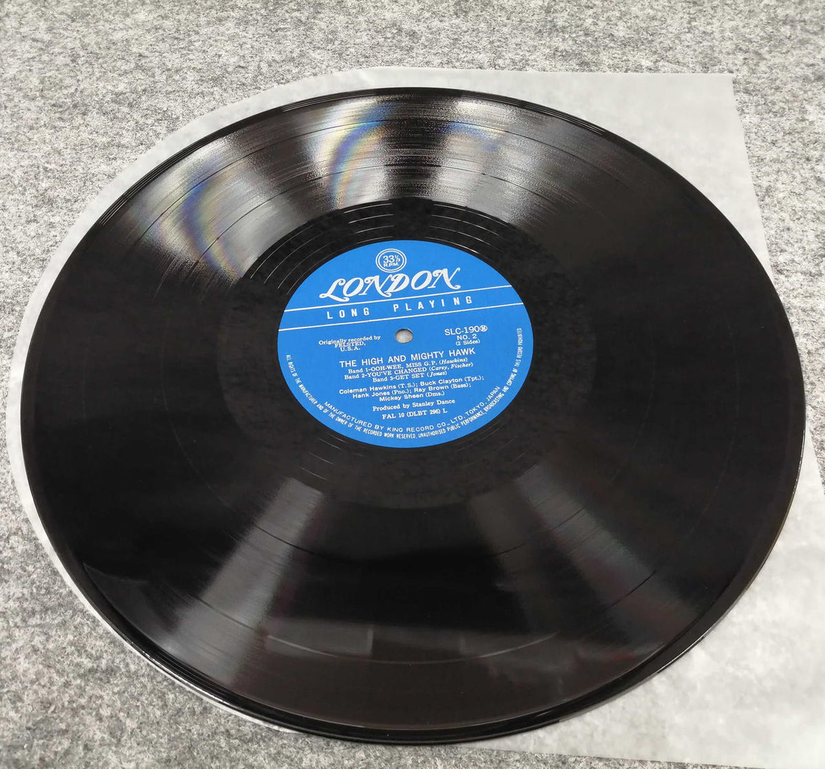 King Records LP THE HIGH AND MIGHTY HAWK / Cole