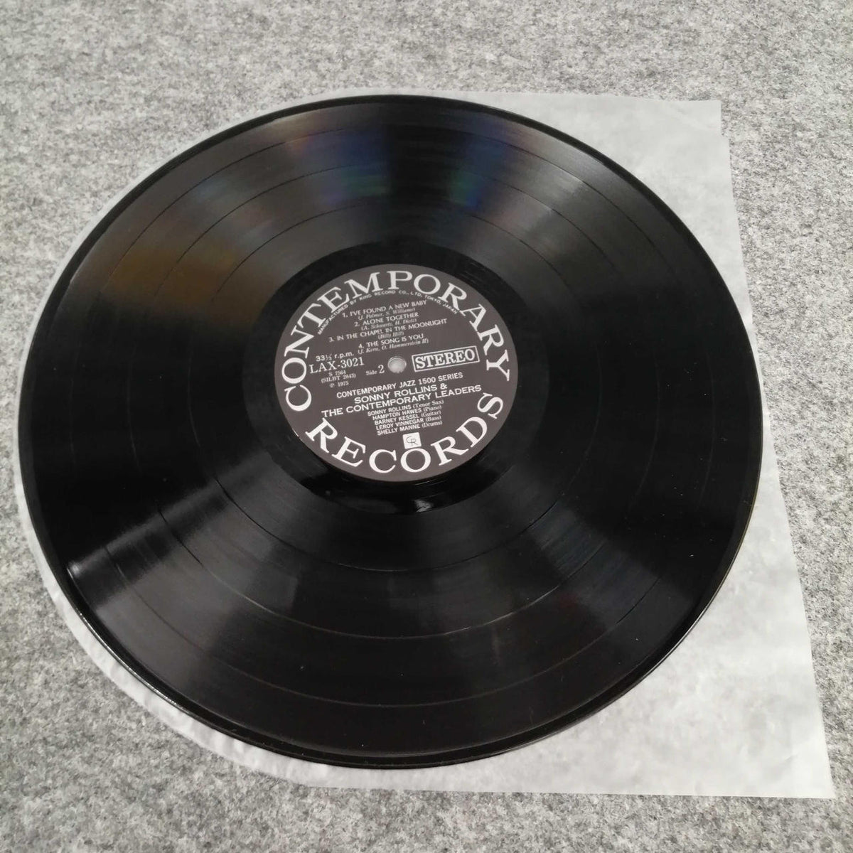 KING RECORD LP SONNY ROLLINS AND THE CONTEMPO