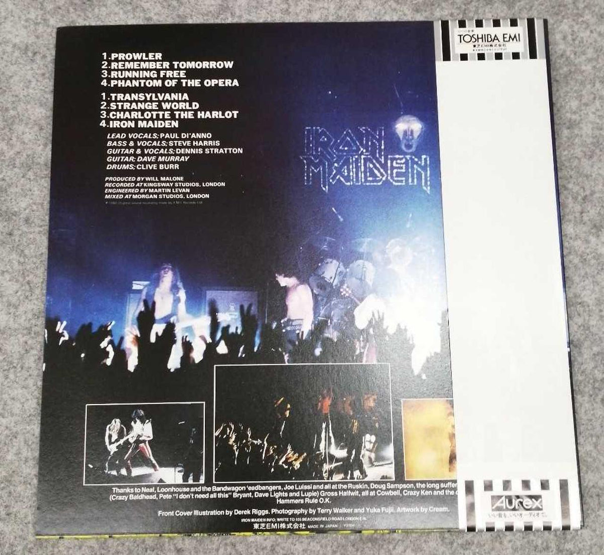 Toshiba EMI Western Music Steel Maiden Iron Maiden