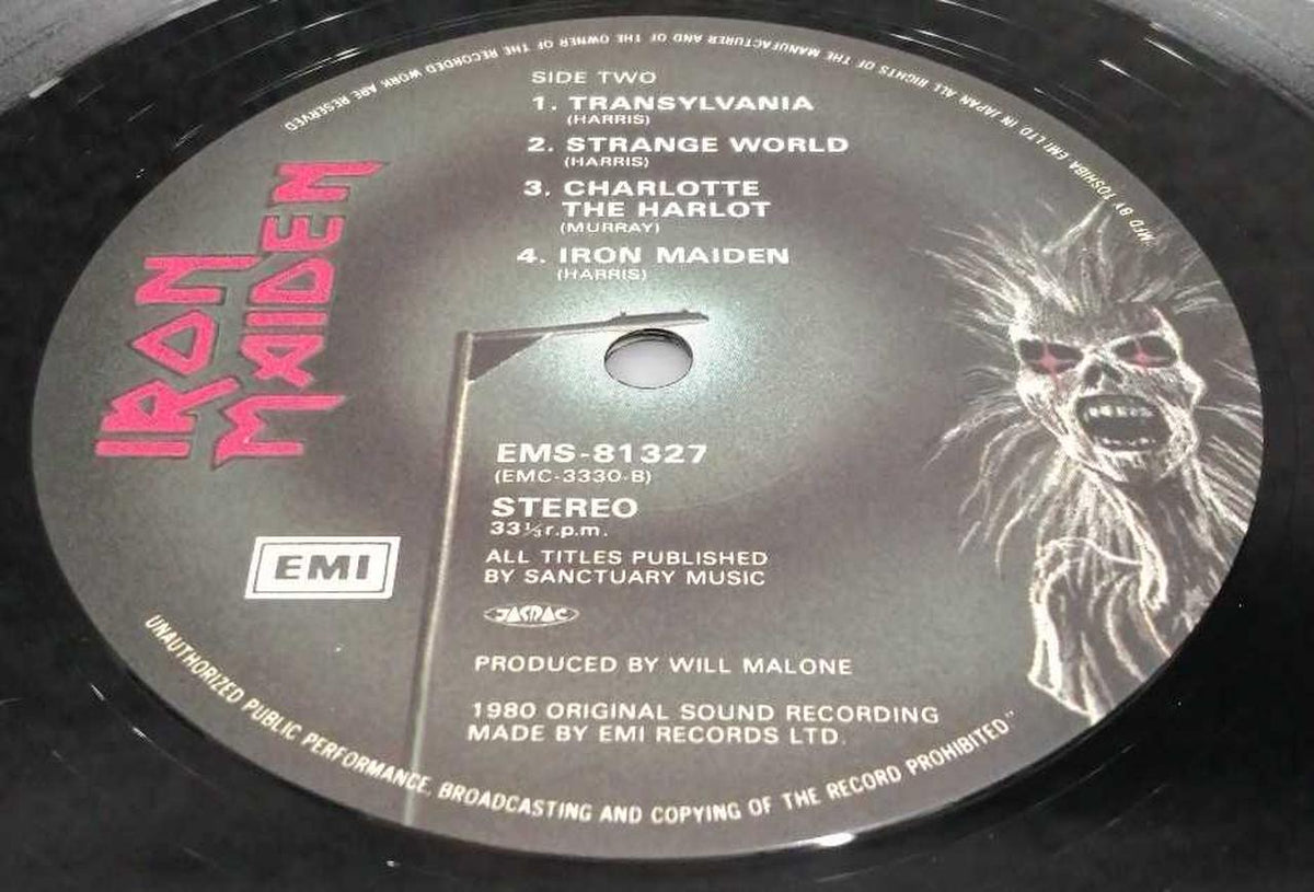 Toshiba EMI Western Music Steel Maiden Iron Maiden