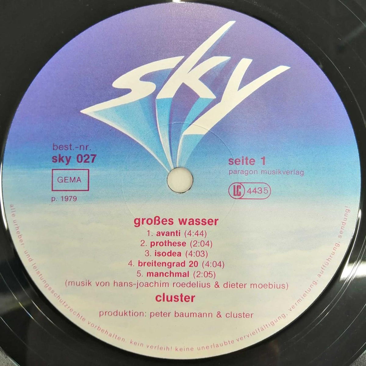 SKY Cluster　- Grosses Wasser BEST NR SKY 027
