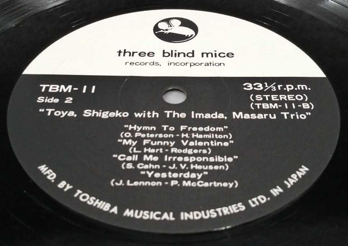 THREE BLIND MICE JAZZ/FUSION TBM-11/Shigeko Totani