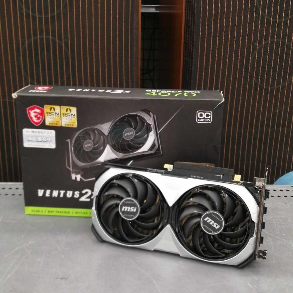 MSI Graphics Board VENTUS2X GEFORCE RTX4070