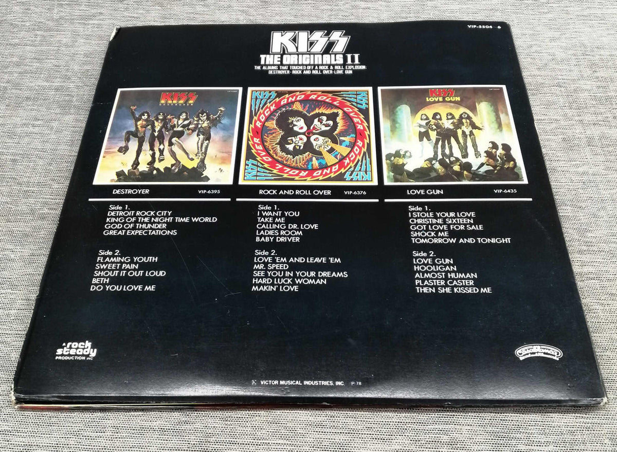 Casablanca Western Music LP THE ORIGINALS II./KISS