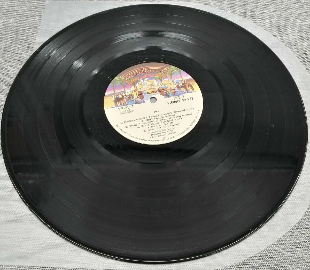 Casablanca Western Music LP THE ORIGINALS II./KISS
