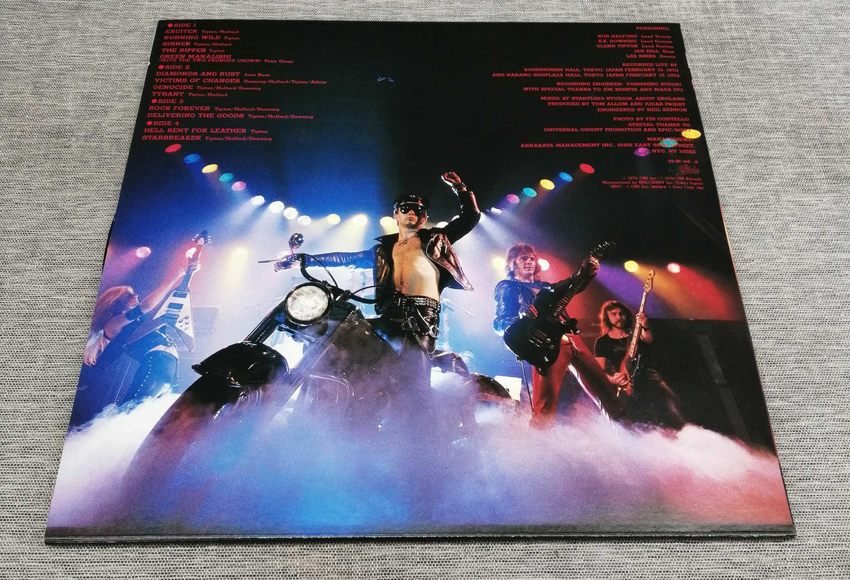 EPIC Western Music LP PRIST IN THE EAST / JUDAS PRIEST