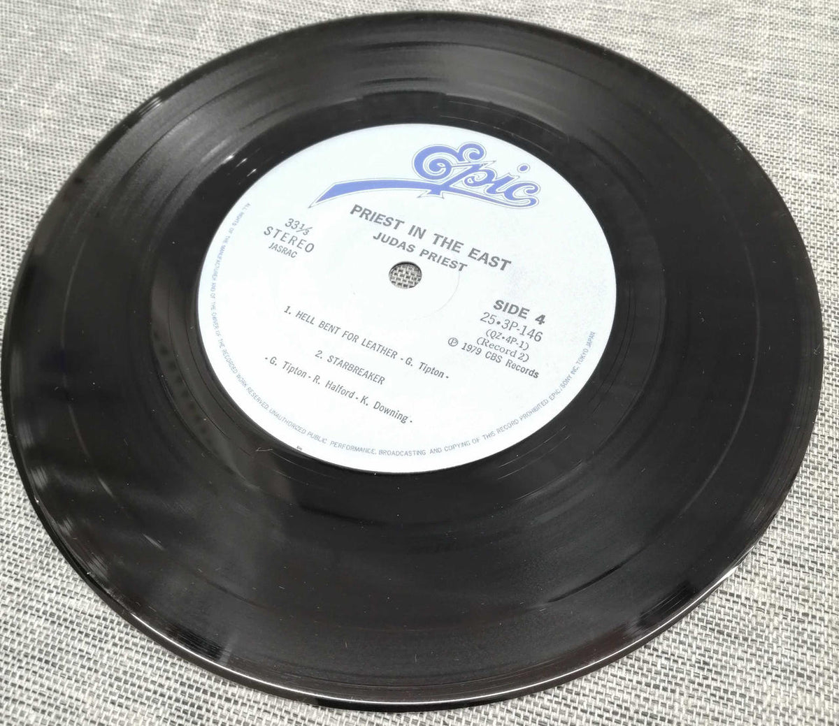 EPIC Western Music LP PRIST IN THE EAST / JUDAS PRIEST