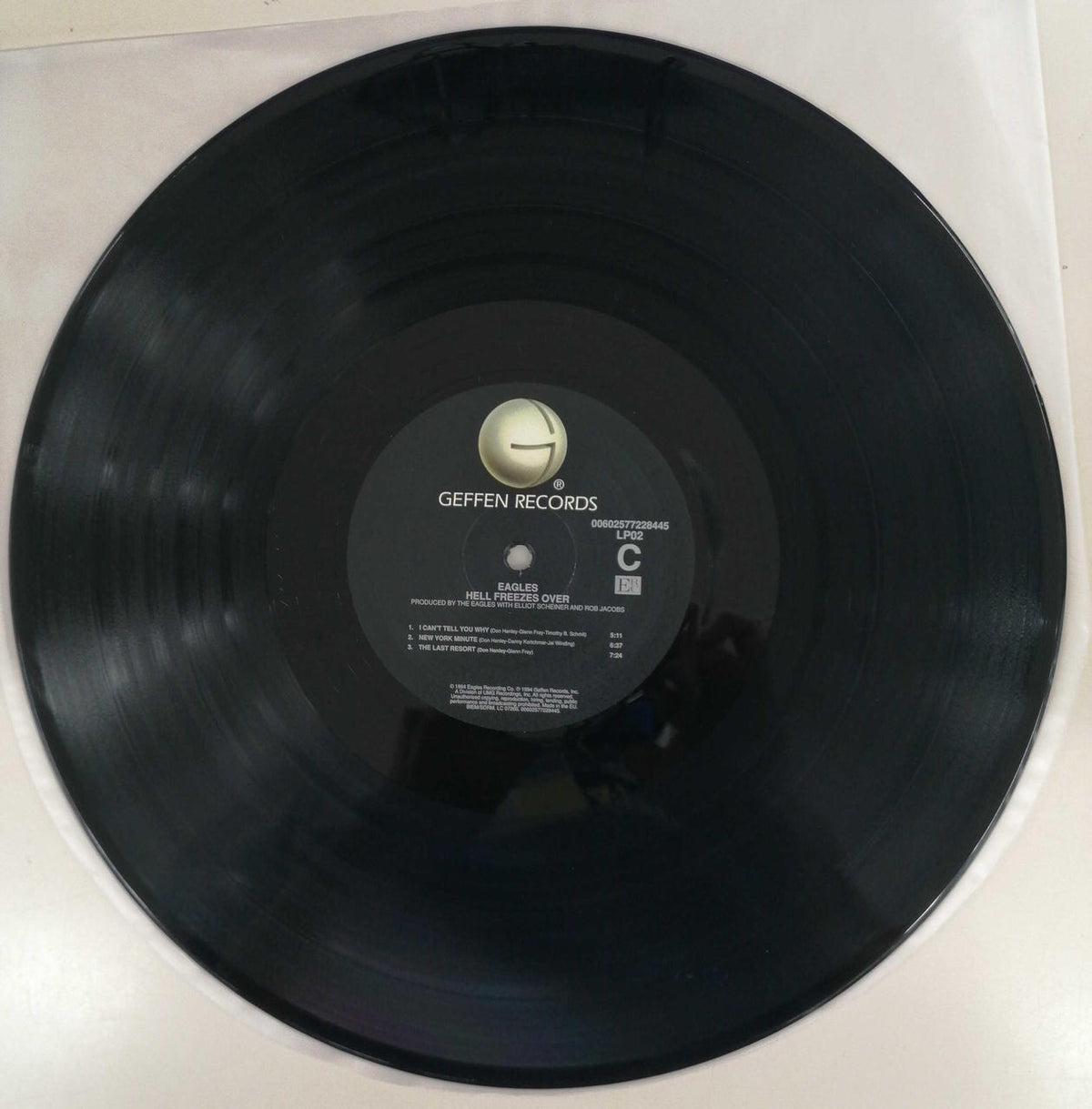 GEFFEN RECORDS EAGLES/ Hell Freezes Over 00602577189852