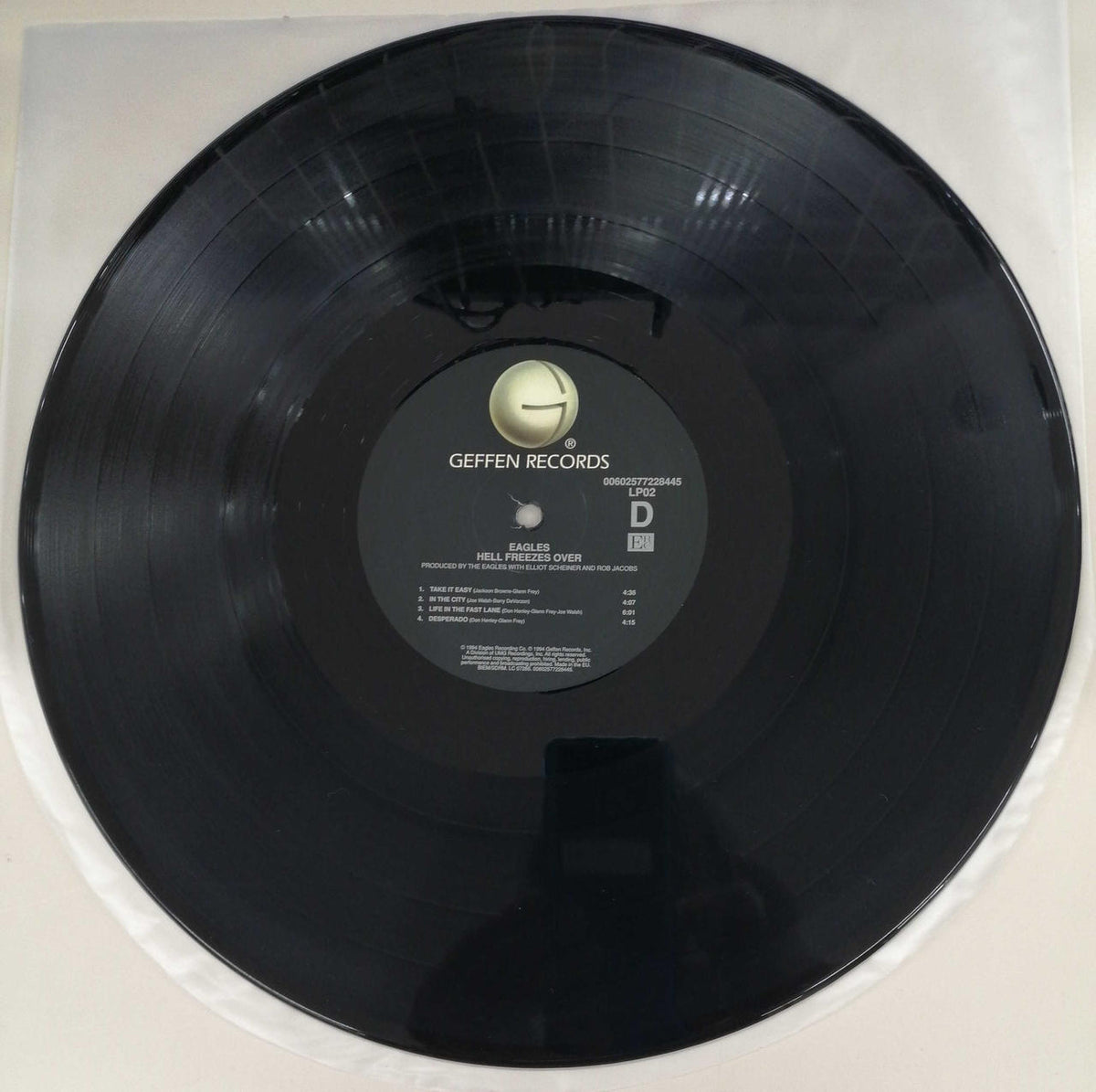 GEFFEN RECORDS EAGLES/ Hell Freezes Over 00602577189852