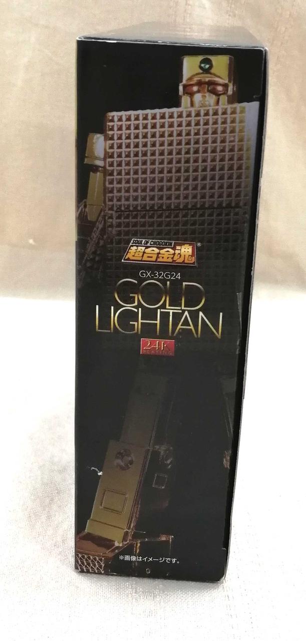 BANDAI Chogokin Soul Gold Lightning Gold Lightning 24K Plated Finish