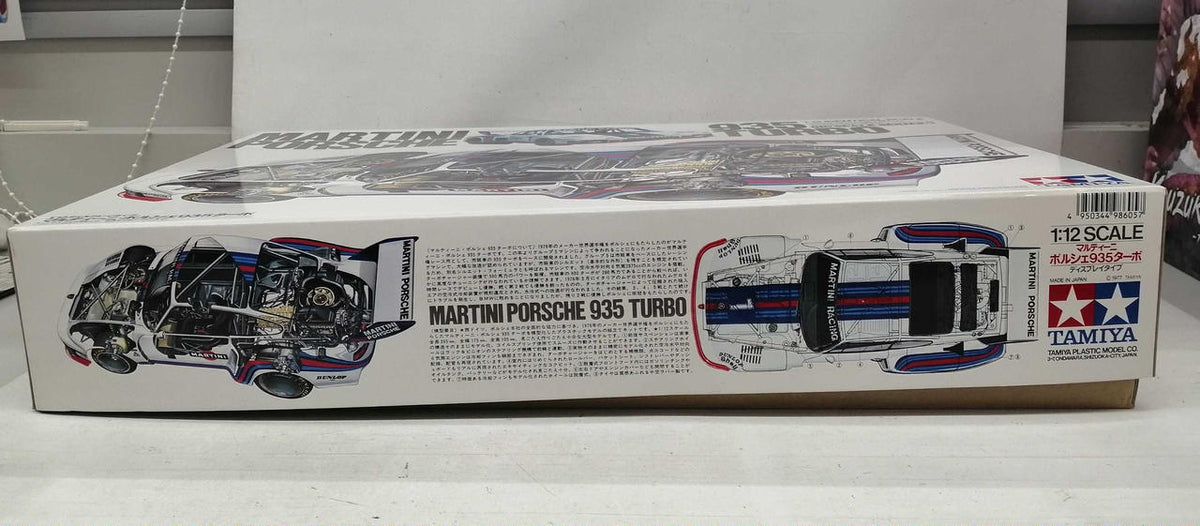 Tamiya 1/12 scale plastic model Martini Porsche 935 Turbo