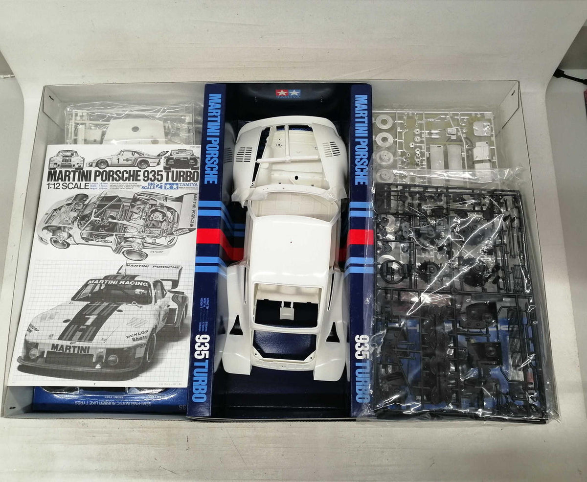 Tamiya 1/12 scale plastic model Martini Porsche 935 Turbo