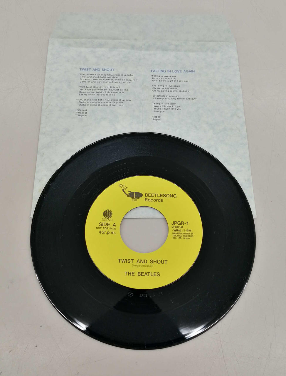 Overseas Records Western Music Record The Beatles / Rare Live 62 (Complete Edition)