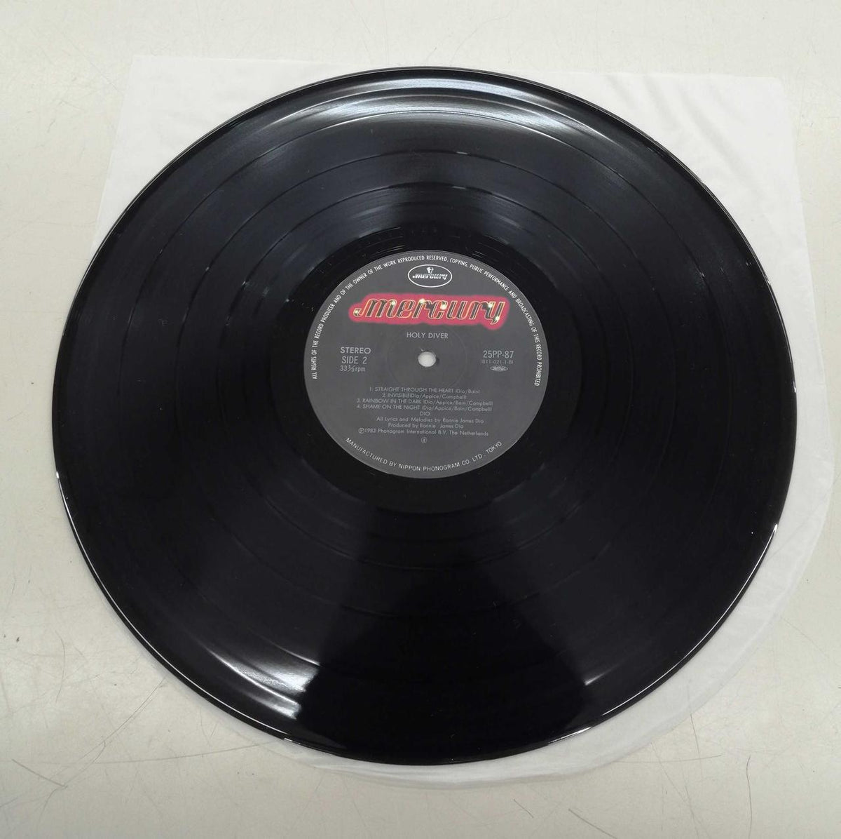 Mercury Records Western Music Record Dio / Flame of Passion