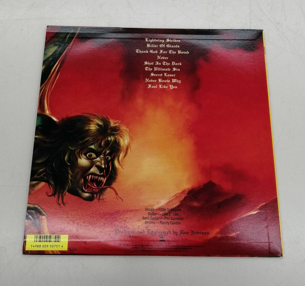 SONY Western Music Records THEULTIMATESIN/OZZYOSBOURNE