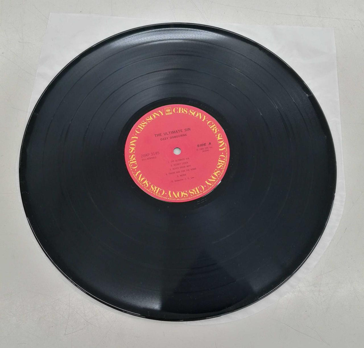 SONY Western Music Records THEULTIMATESIN/OZZYOSBOURNE