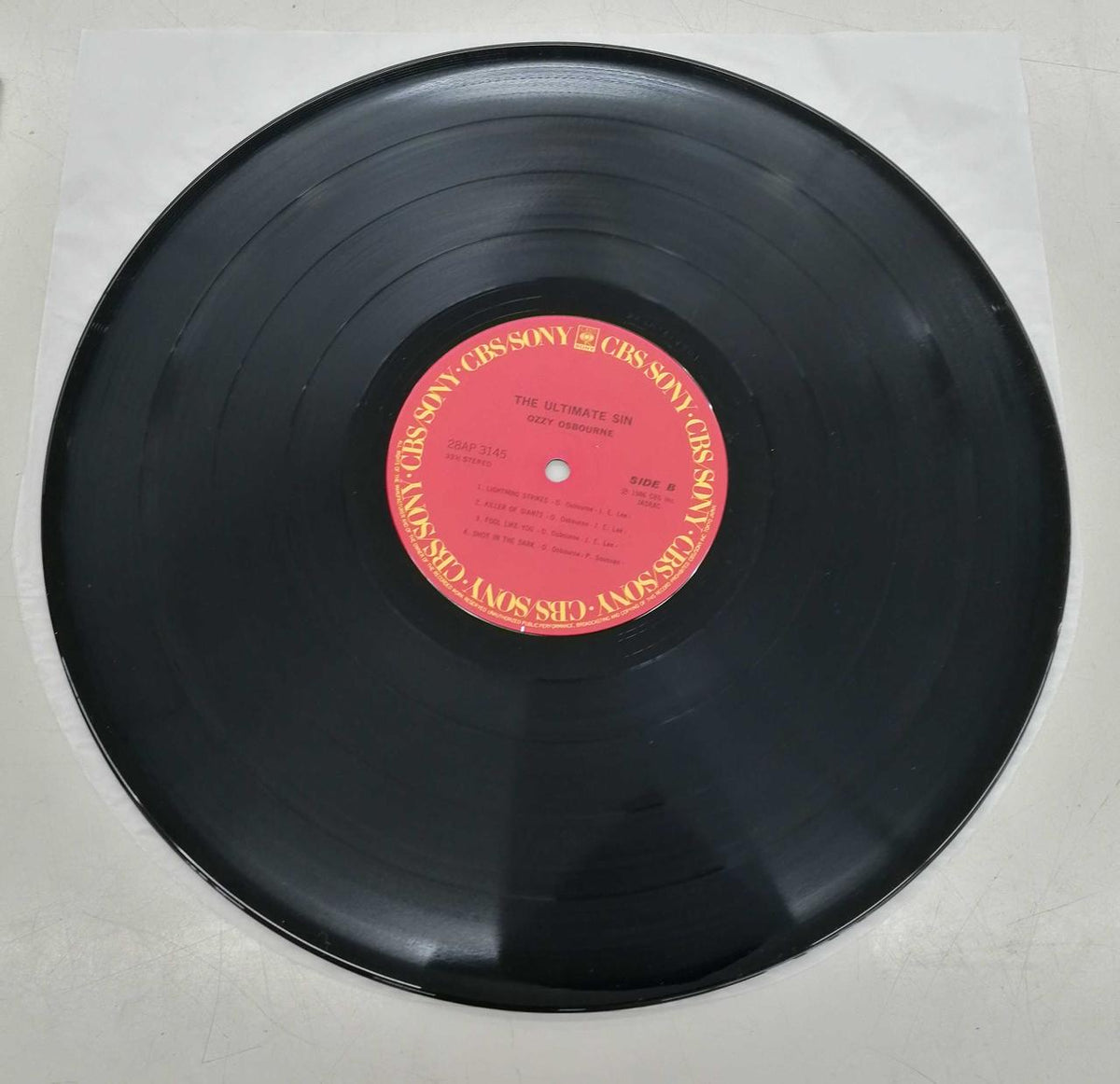 SONY Western Music Records THEULTIMATESIN/OZZYOSBOURNE