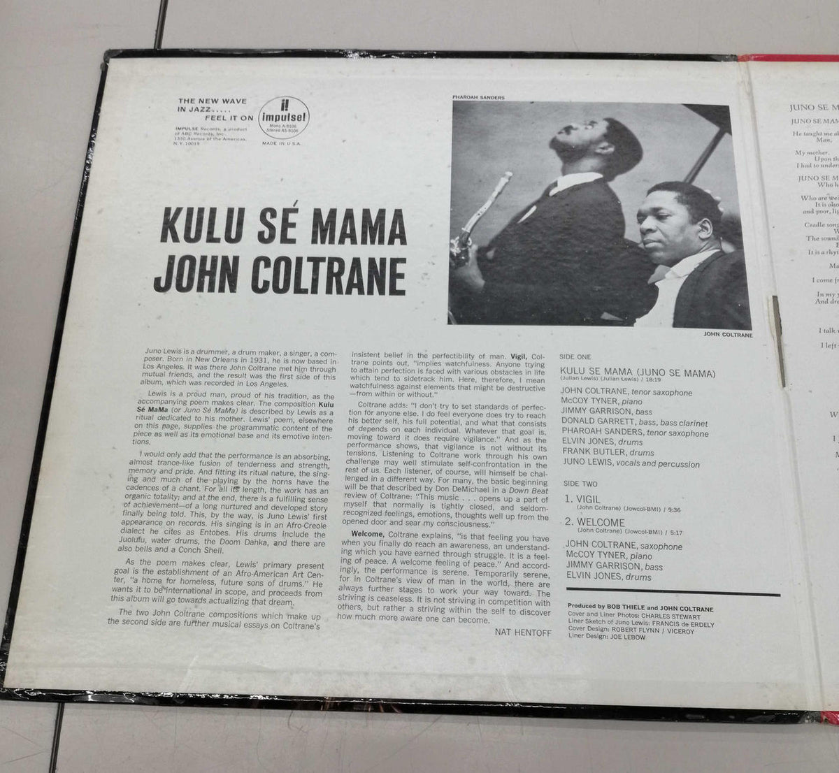 IMPULSE Jazz Records KULUSEMAMA/JOHNCOLTRANE