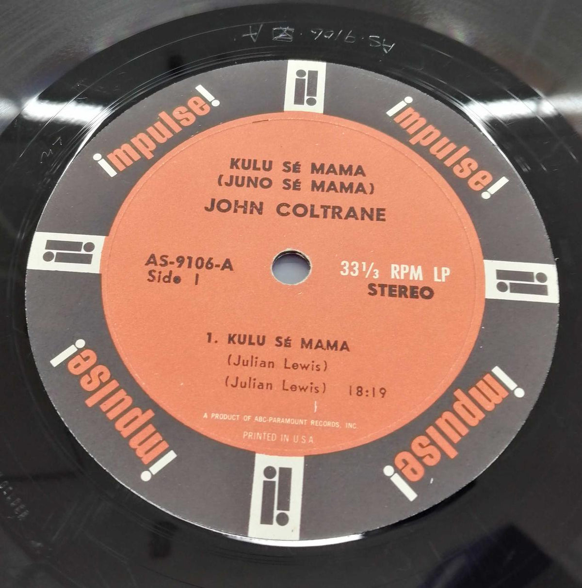 IMPULSE Jazz Records KULUSEMAMA/JOHNCOLTRANE