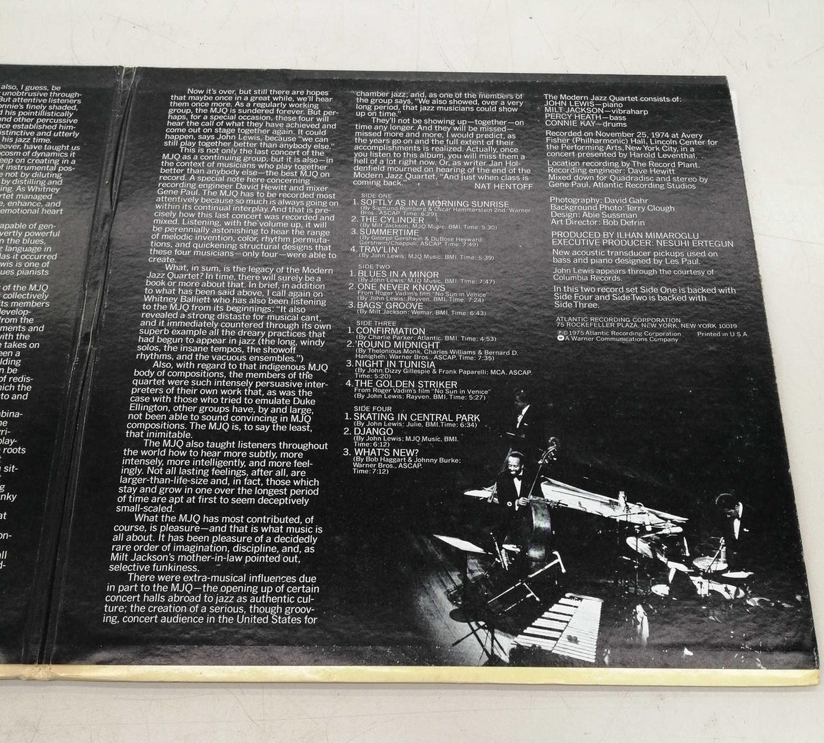 Atlantic Jazz Records THELASTCONCERT / MODERN jazzquart