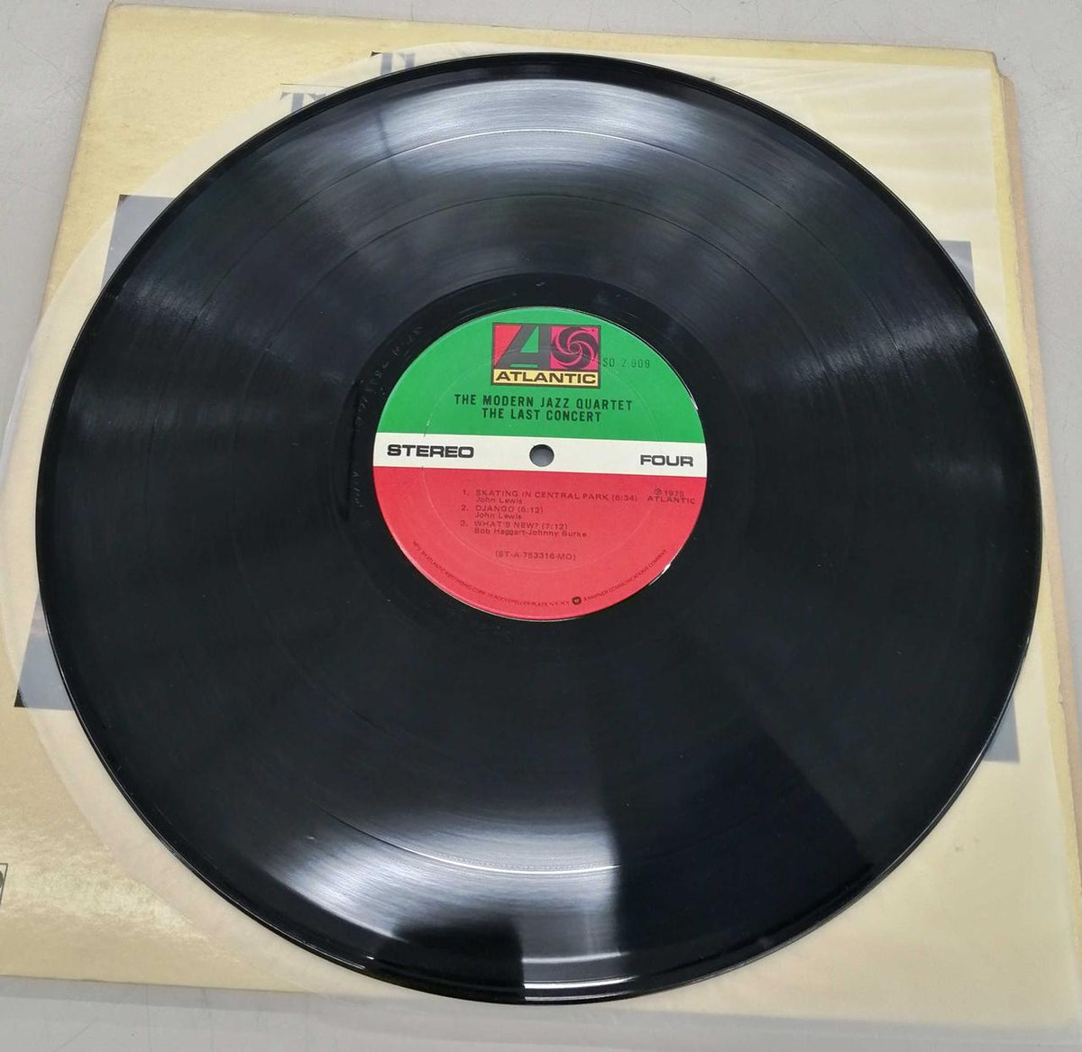 Atlantic Jazz Records THELASTCONCERT / MODERN jazzquart