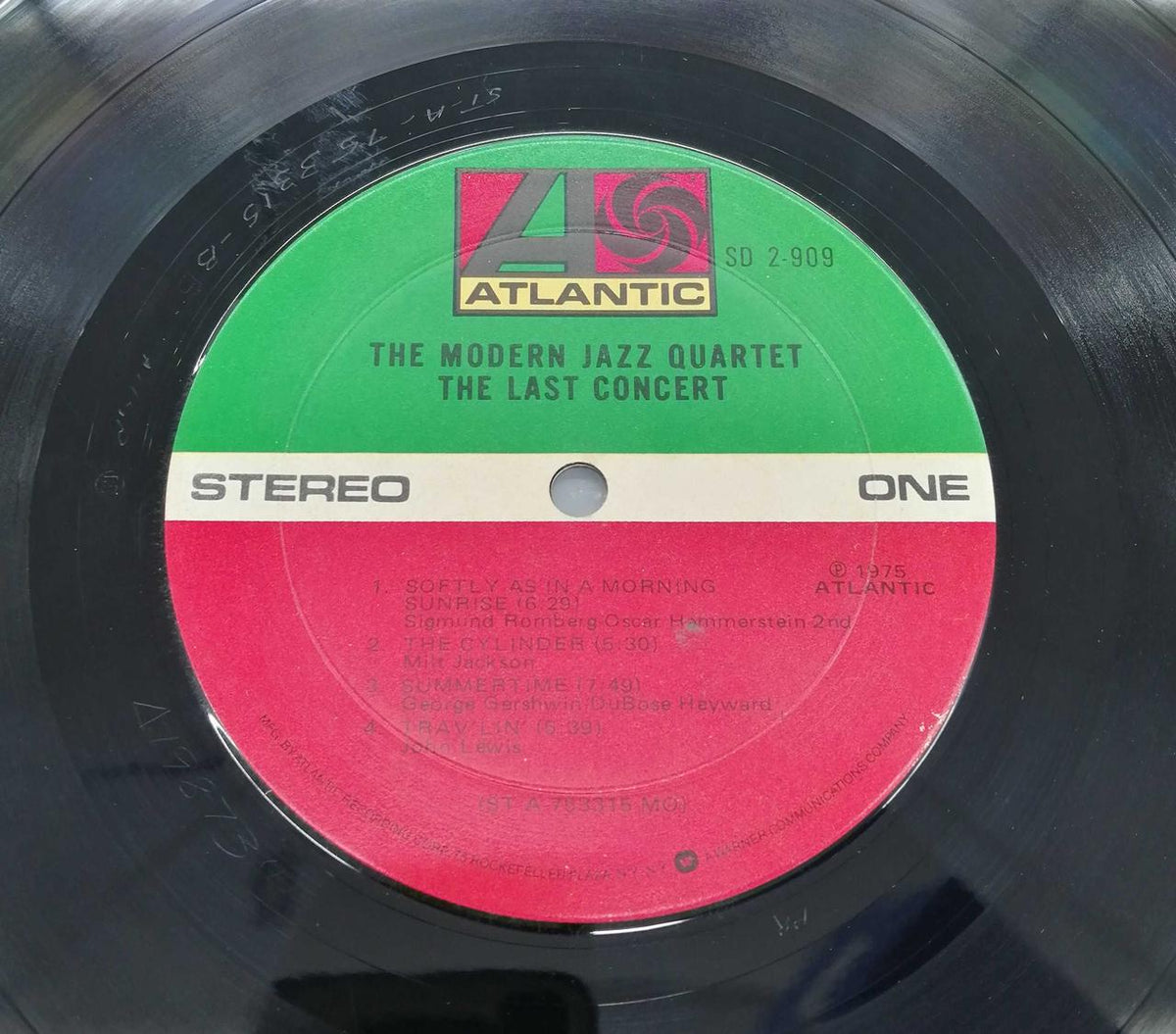Atlantic Jazz Records THELASTCONCERT / MODERN jazzquart