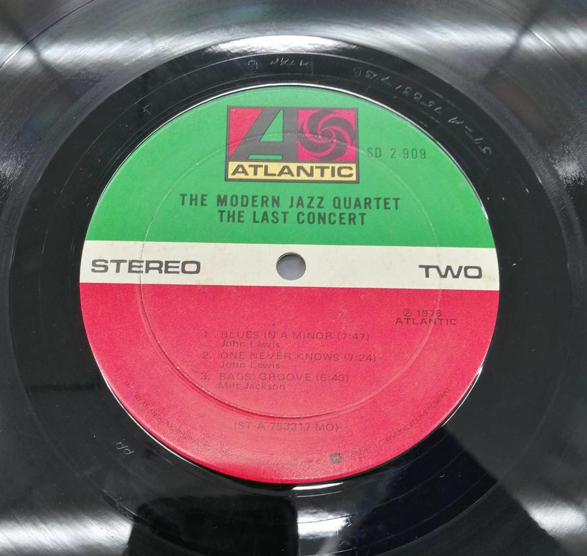 Atlantic Jazz Records THELASTCONCERT / MODERN jazzquart
