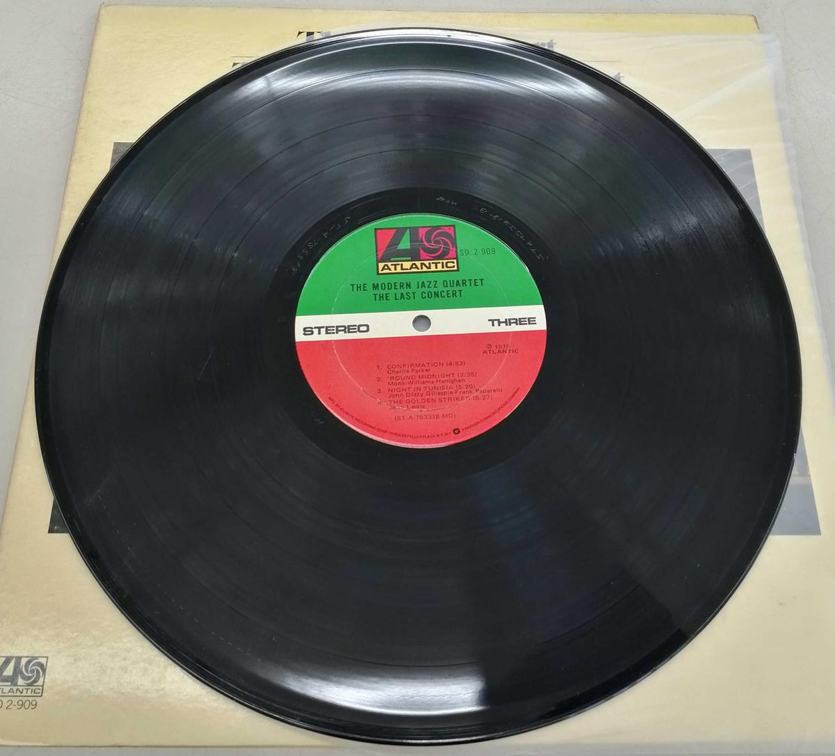 Atlantic Jazz Records THELASTCONCERT / MODERN jazzquart