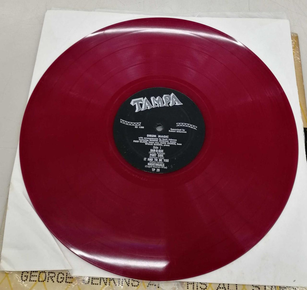 TAMPA Jazz Record DRUMMAGIC / GEORGE Jenkins