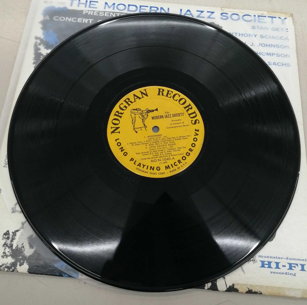 HIFI Jazz Records THE MODERN JAZZ SOCIETY