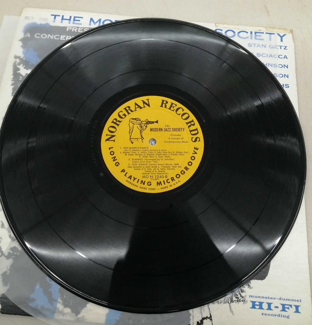 HIFI Jazz Records THE MODERN JAZZ SOCIETY
