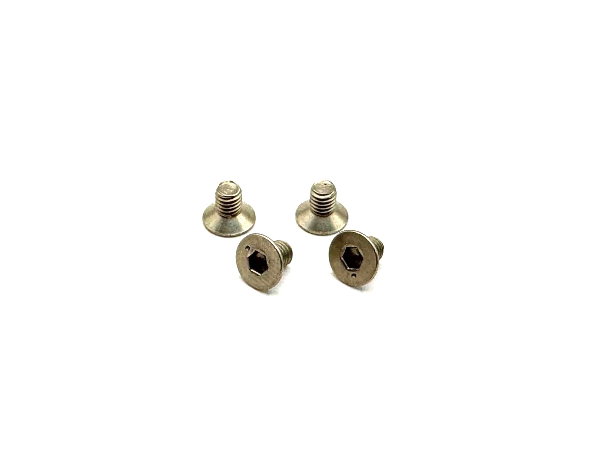 (PO SEP 2026) Square HS-38156 Titanium Hex 110 Flat Head Screw M3 x 5 (4pcs)