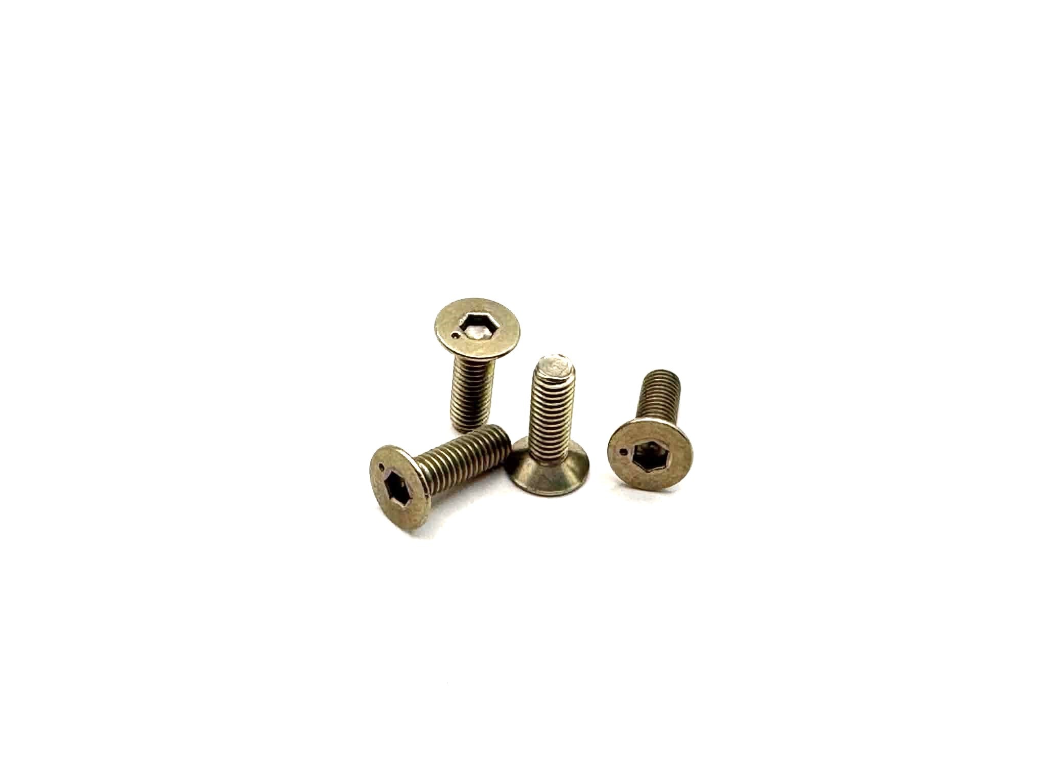(PO SEP 2026) Square HS-38158 Titanium Hex 110 Flat Head Screw M3 x 8 (4pcs)