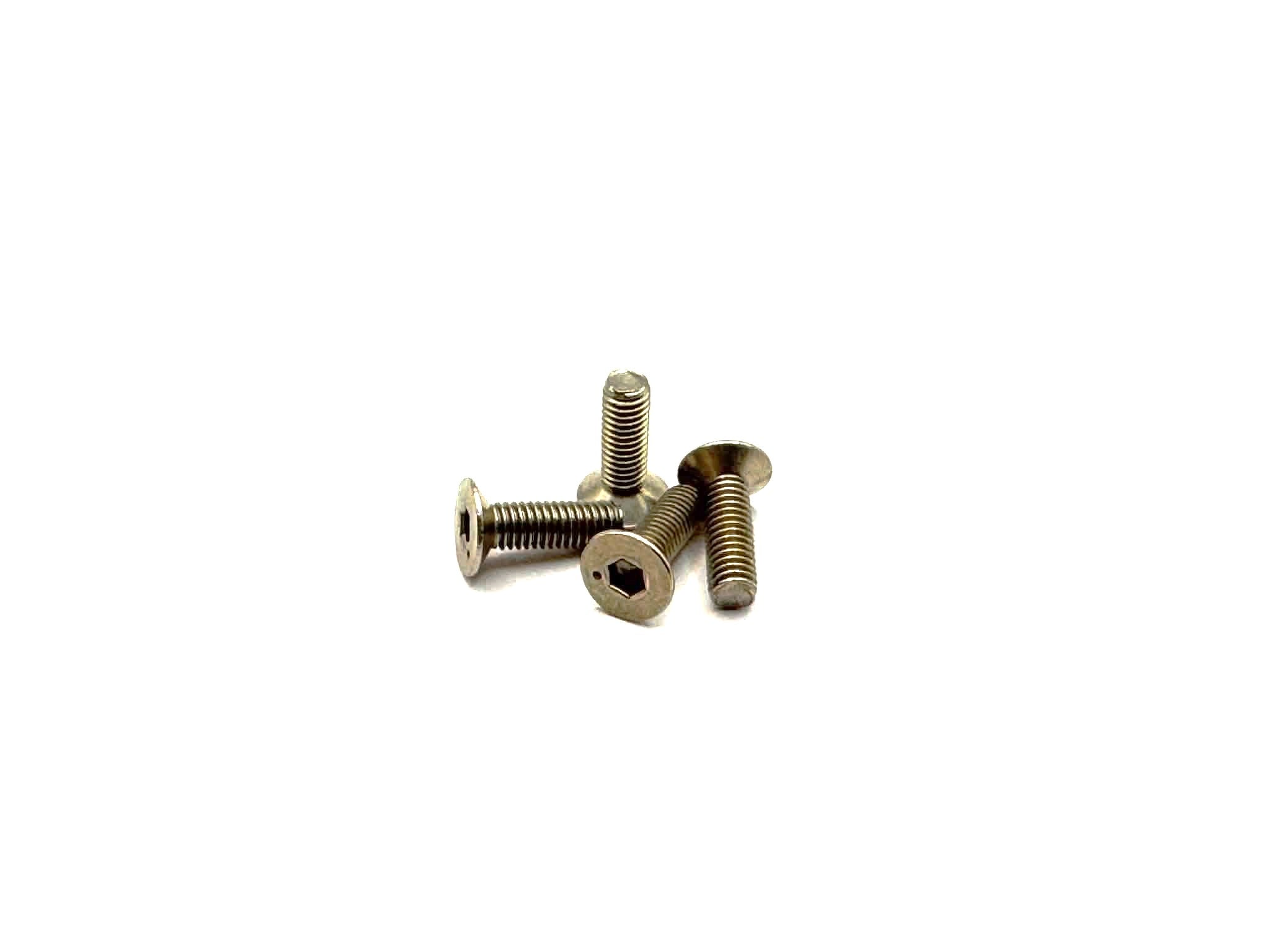 (PO SEP 2026) Square HS-38159 Titanium Hex 110 Flat Head Screw M3 x 10 (4pcs)
