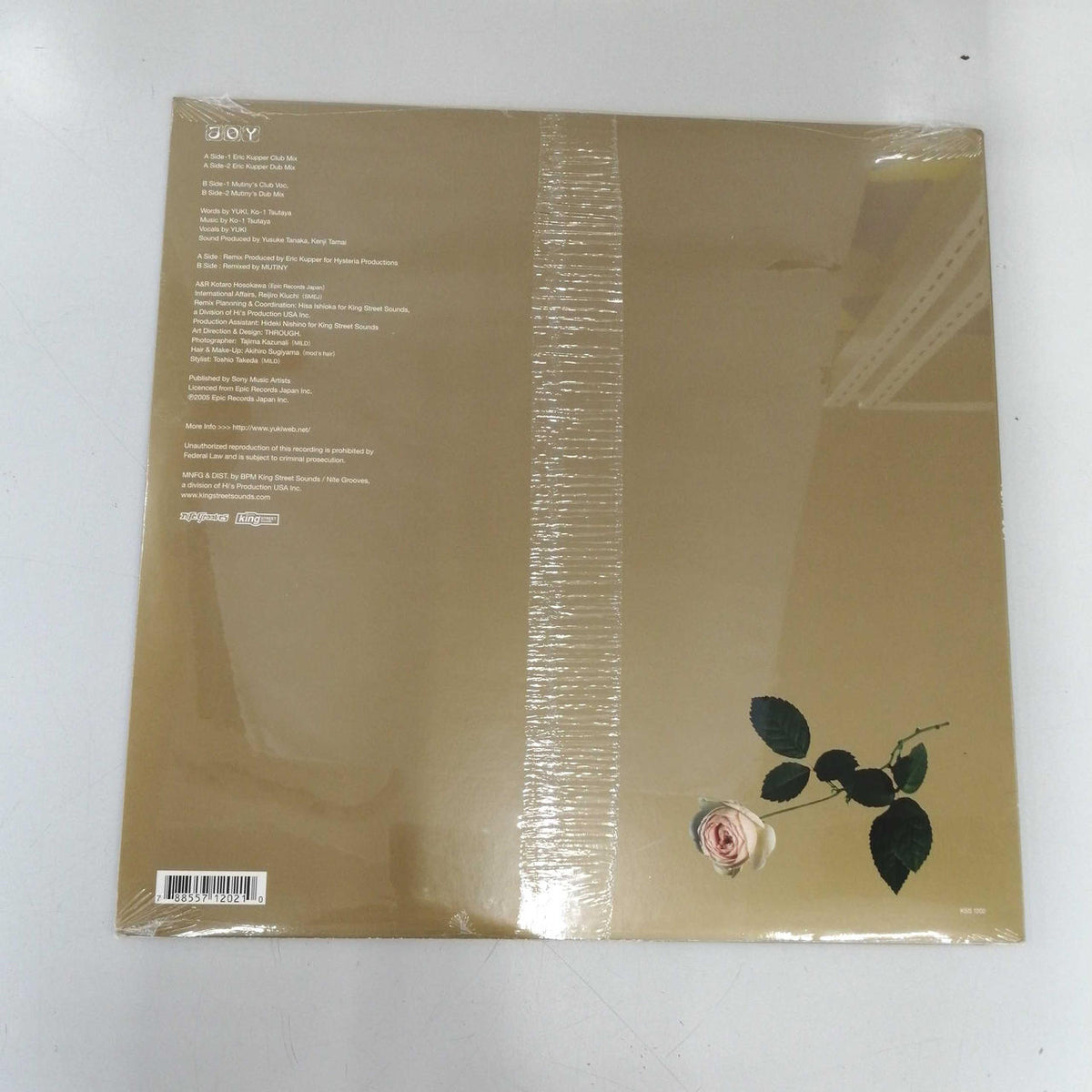 KING STREET Unopened Record YUKI/JOY