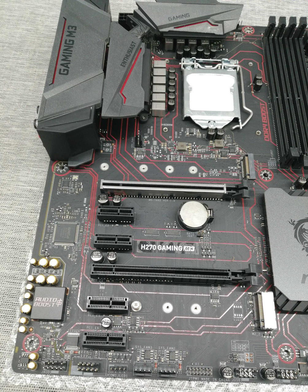 MSI Motherboard: H270 GAMING M3